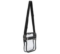 Alomejor Clear Messenger Bag Stadium Stadium a approuvé Un Sac à Bandoulière en PVC Transparent pour Les Voyages et Les événements (S)