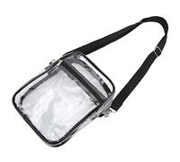 Alomejor Clear Messenger Bag Stadium Stadium a approuvé Un Sac à Bandoulière en PVC Transparent pour Les Voyages et Les événements (L)