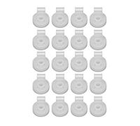 Alomejor Clip de Filet D'ombrage 20 Pièces, Clips de Serre Durables pour Filets D'ombrage en Matériau PE de 10.5cm de Long