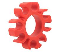 Alomejor Clip de Support de de Batterie en Silicone Le Support de Portable Stocke Plusieurs Facile à Ouvrir et à Fermer Clip sur la Tige de Batterie pour Les Batteurs de Scène de Studio (Rouge)