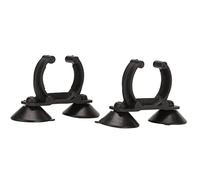 Alomejor Clips à Ventouse Forte pour Chauffage D'Aquarium, Supports de Pinces de Fixation Précis pour Aquarium, Lumières LED, Tiges Chauffantes, Tuyaux d'eau, 2 Pièces