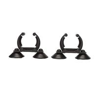 Alomejor Clips à Ventouse Forte pour Chauffage D'Aquarium, Supports de Pinces de Fixation Précis pour Aquarium, Lumières LED, Tiges Chauffantes, Tuyaux d'eau, 2 Pièces