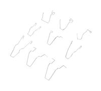 Alomejor Clips de Ressort de Retenue de l'ampoule 9pcs Clips du Contenu de Bulbe de Phare en Acier Inoxydable pour H1 H3 H4 H7 Bulbes Ajustement Universel Ajustement Gauche Droite