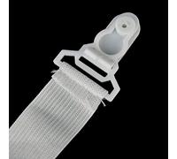 Alomejor Clips Durables pour Draps de Lit, 4 Pièces, avec Sangle élastique, pour Une Fixation Sécurisée du Matelas, à la Maison et à L'hôtel