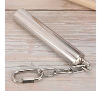 Alomejor Cloche à Oiseaux en Acier Inoxydable, Carillons Durables pour Cacatoès Gris Africains, Grands Jouets pour Perroquets, 1 Cloche pour Les Amateurs de Perroquets (Grand)