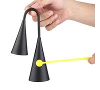 Alomejor Cloche Métallique Deux Tons à Double Frappe, Instrument de