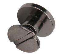 Alomejor Clous à Tête Plate en Laiton 50 Ensembles de Rivets à Ongles de 6,5 Mm Vis de Fixation pour L'artisanat du Cuir Sac de Bricolage Chaussures Chapeau Accessoires de Vêtements Or Argent Bronze