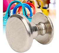 Alomejor Clous à Tête Plate en Laiton 50 Ensembles de Rivets à Ongles de 6,5 Mm Vis de Fixation pour L'artisanat du Cuir Sac de Bricolage Chaussures Chapeau Accessoires de Vêtements Or Argent Bronze