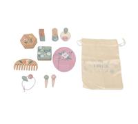 Alomejor Coffret de Maquillage en Bois, Salon de beauté avec 10 Accessoires pour Filles de 3, 4, 5, 6, 7 et 8 Ans. Jeu de rôle.
