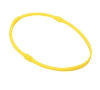 Alomejor Collier de Contrôleur de Contrôleur en Silicone intégré Accessoires Plongée Confortables Jaune (72CM)