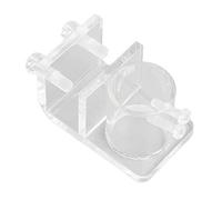 Alomejor Collier de Serrage en Acrylique pour Tuyau d'eau D'aquarium, Clamp/Holder de Tuyau Durable pour Les Amateurs Aquatiques à Haute Transmission (Diamètre intérieur à Un Seul Trou de 25 mm)
