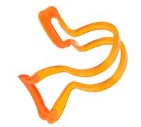 Alomejor Collimateur D'archet de Violon, Correcteur de Rectitude avec Pieds de Préhension en Silicone Importés, pour Violons 1/4 1/8 /10, Outil Pédagogique, Accessoire de Formation (ORANGE)