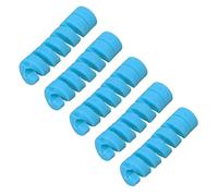 Alomejor Colore Spiral Cadre de Protection Manga Manga, Matériau en Caoutchouc élastique TPR pour Protection Contre Les Lignes de Frein, Câbles de 4 à 5 Mm, Couleur Bleue Noire Couleur Bleu Bleu