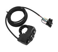 Alomejor Commutateur de Vélo électrique ABS 3 en 1, Commutateur de Commande de Vélo avec Fonctions de Clignotant de Klaxon de Phare pour les Déplacements en Moto et le Contrôle du Guidon de électrique