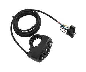Alomejor Commutateur de Vélo électrique ABS 3 en 1, Commutateur de Commande de Vélo avec Fonctions de Clignotant de Klaxon de Phare pour les Déplacements en Moto et le Contrôle du Guidon de électrique