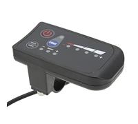 Alomejor Compteur D'affichage Précis de la Puissance du Vélo électrique, Boîtier ABS étanche, Panneau D'affichage LED pour Le Cyclisme, Prise étanche de Type Universel Résistante aux Intempéries