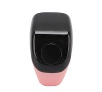 Alomejor Compteur de Doigts Intelligent, Rappel de Prière Numérique avec Contrôle Tactile, Suivi des Pas et des Chiffres Rechargeables pour Musulmans, Matériau ABS Compact, 1 unité (Pink)