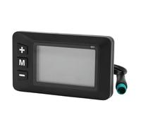 Alomejor Compteur de Vitesse de Vélo, écran LCD Léger, Compteur Kilométrique pour Scooter électrique et Vélos électriques avec Rétroéclairage et étanche (G51)