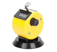 Alomejor Compteur Manuel en Plastique ABS Durable, Outil Mécanique avec Crochet pour événements Sportifs et Statistiques de Données (Yellow)