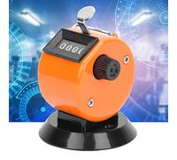 Alomejor Compteur Manuel en Plastique ABS Durable, Outil Mécanique avec Crochet pour événements Sportifs et Statistiques de Données (Orange)