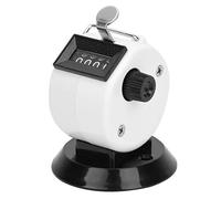 Alomejor Compteur Manuel en Plastique ABS Durable, Outil Mécanique avec Crochet pour événements Sportifs et Statistiques de Données (White)