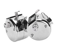 Alomejor Compteur Manuel, Lot de 2, Compteurs Manuels Durables en Acier Inoxydable pour L'inventaire des Ateliers et Les Statistiques de Foule, Précision 0-9999