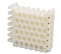 Alomejor Conditionneur de Câbles CAT5 CAT6 CAT7, Outil de Peigne à Trous en Cuivre ABS pour les Besoins de Gestion des Câbles de Bureau (6x6 trous)