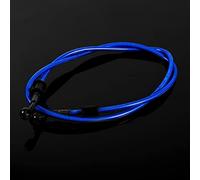 Alomejor Conduite de Frein de Moto, en Acier tressé, Améliore la sensibilité de Freinage, Design coloré, 50 Cm à 120 Cm, pour Vélos d'enduro et de Motocross (500mm)