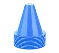 Alomejor cônes d'agilité, améliore Performance et sécurité cônes de Sport Ensemble 10 pièces Plastique Bleu for Patinage à Rouleaux Football entraînement des Jambes