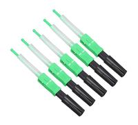 Alomejor Connecteur de Fiber Optique D'épissure de Monomode sécurisé, Connecteur Rapide à Noyau en Céramique pour Techniciens Informatiques, 20 Pièces