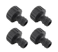 Alomejor Connecteur de Mamelon Adaptateur de Tuyau en Plastique Durable pour L'arrosage du Jardin de la Cour, Adaptateur de Filetage 10 Pièces Connecteur de Tuyau Stable pour