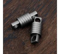 Alomejor Connecteur de Porte-clés Rotatif, Alliage de Ti, Léger et Portable, Antirouille, Résistant à la Chaleur, pour Le Camping, la Randonnée, la Pêche, 1 Pièce