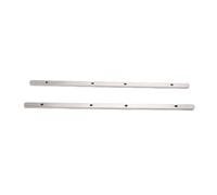 Alomejor Connecteur de Rail de Guidage de Scie à Chenilles pour et, Conception Solide en Acier Inoxydable pour une Coupe de Piste Fiable, 2 Unités