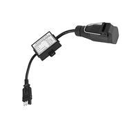 Alomejor Connecteur de Remorque US PLIG Flat 4 Broches Convertisseur de Câblage à 13 Broches pour Les Remorques Européennes Matériaux Plastiques Portables Légers