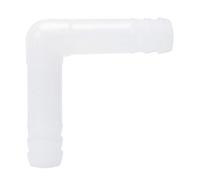 Alomejor Connecteur de Tube d'air D'Aquarium 10 Pièces, Accessoires de Pompe à Oxygène ABS Durables pour Aquarium, Vanne de Contrôle du Débit d'air de 8 Mm, Connecteur de Tête Courbée de Tube pour la