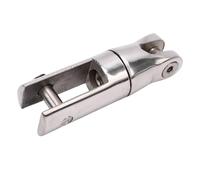 Alomejor Connecteur Pivotant pour Bateau Émerillon de Chaîne de Bateau en Acier Inoxydable 316 pour Chaînes de 6 à 8 Mm Poli Miroir Rotation à 360 Degrés Conception à 2 Sections pour l'ancrage Marin