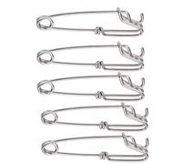Alomejor Connecteurs de Pêche Durables de 5 Morceaux de Pêche Fermée (3.0 * 110MM)