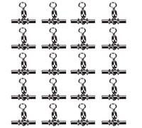 Alomejor connecteurs pêche,Robustes en cuivre 5 Types 20pcs,émerillons pêche,Accessoires pour mer Eau Douce Bateau débutants Experts