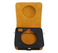 Alomejor Conseils Exacts Sac en Cuir PU pour la Caméra Immédiate Adaptée pour la Caméra Amovible Amovible C300R pour la Lumière et Le Portable pour Les Amateurs de Photographie (Black)