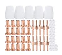 Alomejor Consommables de Découpe Plasma PT-31, 65 Pièces, Matériau ABS en Cuivre à Haute efficacité pour CT312 CT416 CT518 Durable