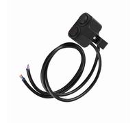 Alomejor Contrôle du Commutateur de Contrôle de Motorcycle Universal 1 -col avec Indicateur Lumière, Durable CNC Aluminium ALLIAL SIGHTLIGHT SPOTLIGHT DOUBLET