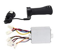 Alomejor Contrôleur brossé de Vitesse du Moteur Contrôleur brossé Scooter 24V 500W avec Guidon pour refit électrique