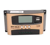 Alomejor Contrôleur de Charge Solaire MPPT, qualité Industrielle avec écran LCD pour Système de Panneaux Solaires, échantillonnage AD à 16 Niveaux, Protection contre les Surintensités, (100A)
