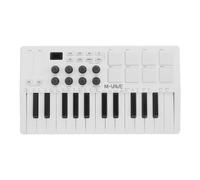 Alomejor Contrôleur de Clavier MIDI à Clavier Dynamique avec Pads de Batterie RVB pour la Production Musicale et la Création de Rythmes