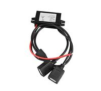 Alomejor Convertisseur Abaisseur USB Double, Module d'alimentation 3A | Boîtier étanche, protection contre les surintensités, adapté aux écrans LED et GPS