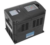 Alomejor Convertisseur de Fréquence triphasé 220V, Entrée AC180-250V, pour | Matériau ABS résistant aux chocs et ignifuge, opération facile, adapté aux moteurs, mélangeurs, tours