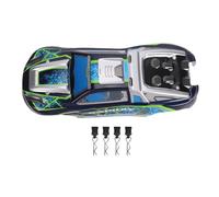 Alomejor Coque de Carrosserie de Voiture RC, Coque PC de Remplacement avec Motif Graffiti Classique pour Camions Tout-Terrain Télécommandés SCY16101 SCY16102 SY16101PRO SY16102PRO 1:16 4WD (Blue)