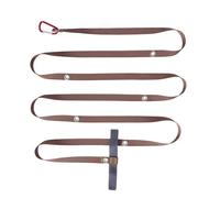 Alomejor Corde à Vent de Tente en Nylon Durable, Corde de Suspension Solide pour Camping en Plein Air Randonnée Blanchisserie Noir (Black)