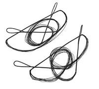 Alomejor Corde d'arc Classique Traditionnelle à 12 Brins, Accessoire de Tir à l'arc de Remplacement en Polyester avec Démontage Rapide, pour Un Tir Stable et Précis