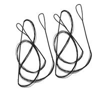 Alomejor Corde d'arc Recourbe Traditionnelle à 12 Brins, Corde de Rechange en Polyester pour Arc, Accessoire de Tir à l'arc, Démontage et Installation Rapides, pour Archer